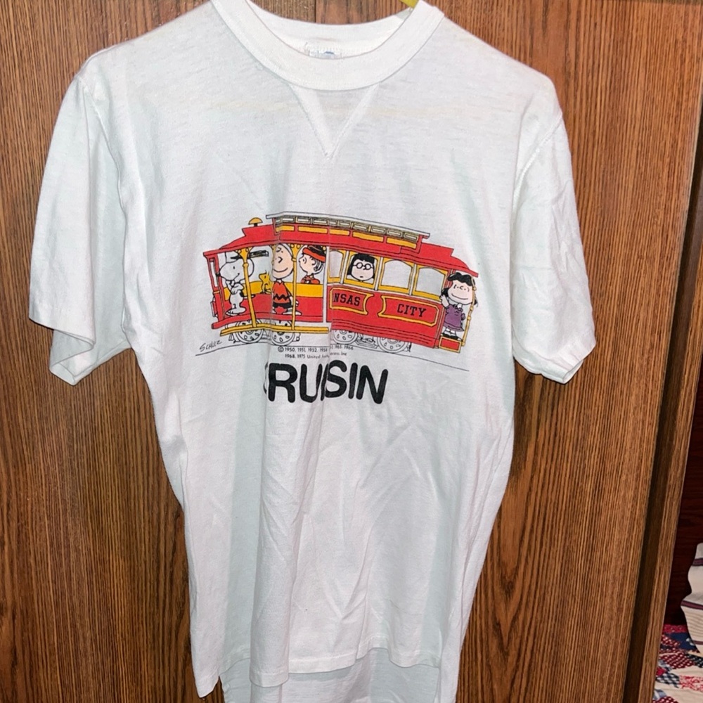 Vintage 80’s ‘Cruisin’ Peanuts Gang Kansas City T-Shirt/Men’s Medium